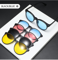 Prescription Glasses Clip-On Multifocal Plastic Frame Anti-Blue Light Optical Lenses Women Myopia Reading Eyeglasses