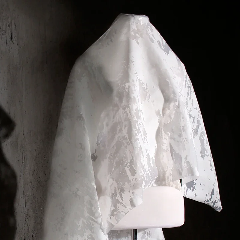 

Жаккардовая текстура, креативная микроперспектива, дизайнерская одежда, ткань, верхнее платье, материал из полиэстера, ткань на метр для шитья своими руками