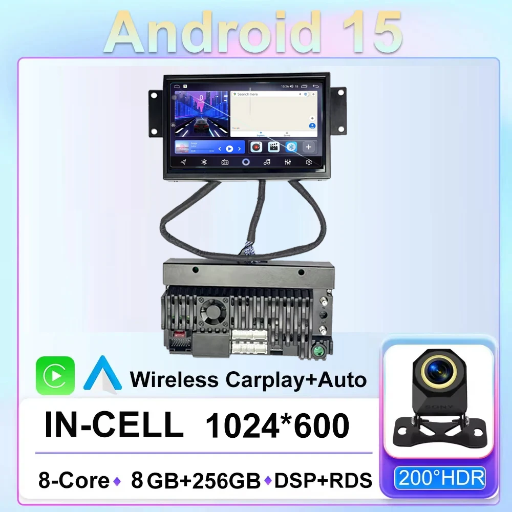 

Автомагнитола Android для Citroen C3 DS3, 7-дюймовый DSP-стерео мультимедийный проигрыватель, беспроводной Carplay, GPS-навигация, BT, 4G, 2 Din, 5G Wi-Fi