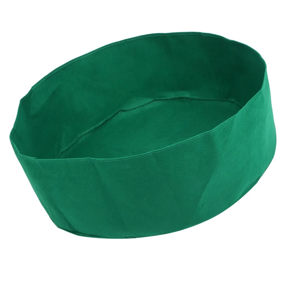 2PCS Durable Felt Plant Grow Bag Reusable Breathable Grow Bag Portable Foldable Vegetable Grow Bag Urban Gardening