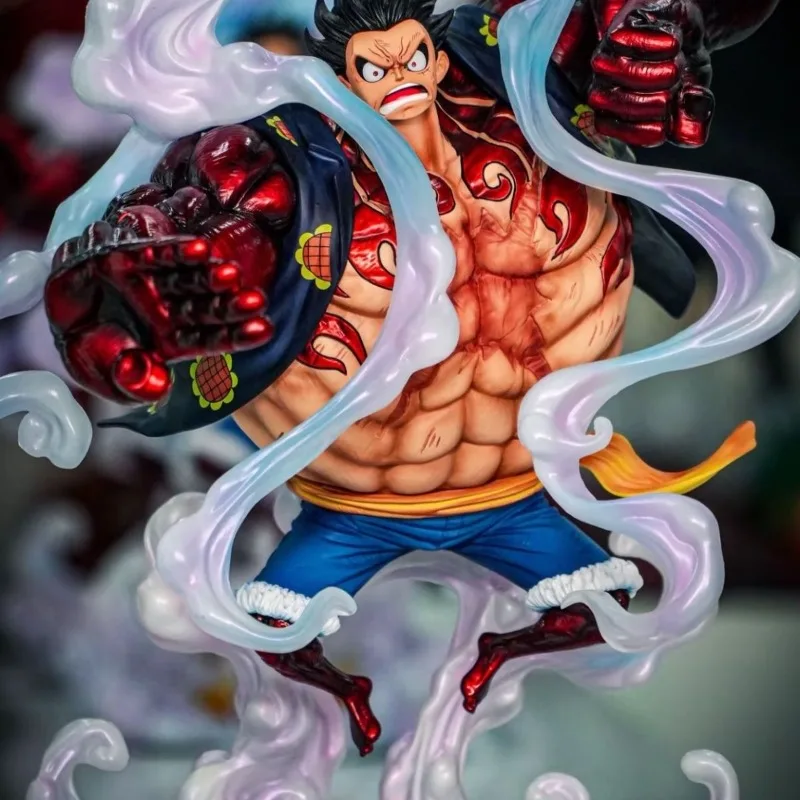 40 cm EEN STUK Figuur Monkey D. Luffy Vier Niveaus Anime Collectie Model Desktop Ornament Decoraties Vakantie Geschenken Kinderen Speelgoed