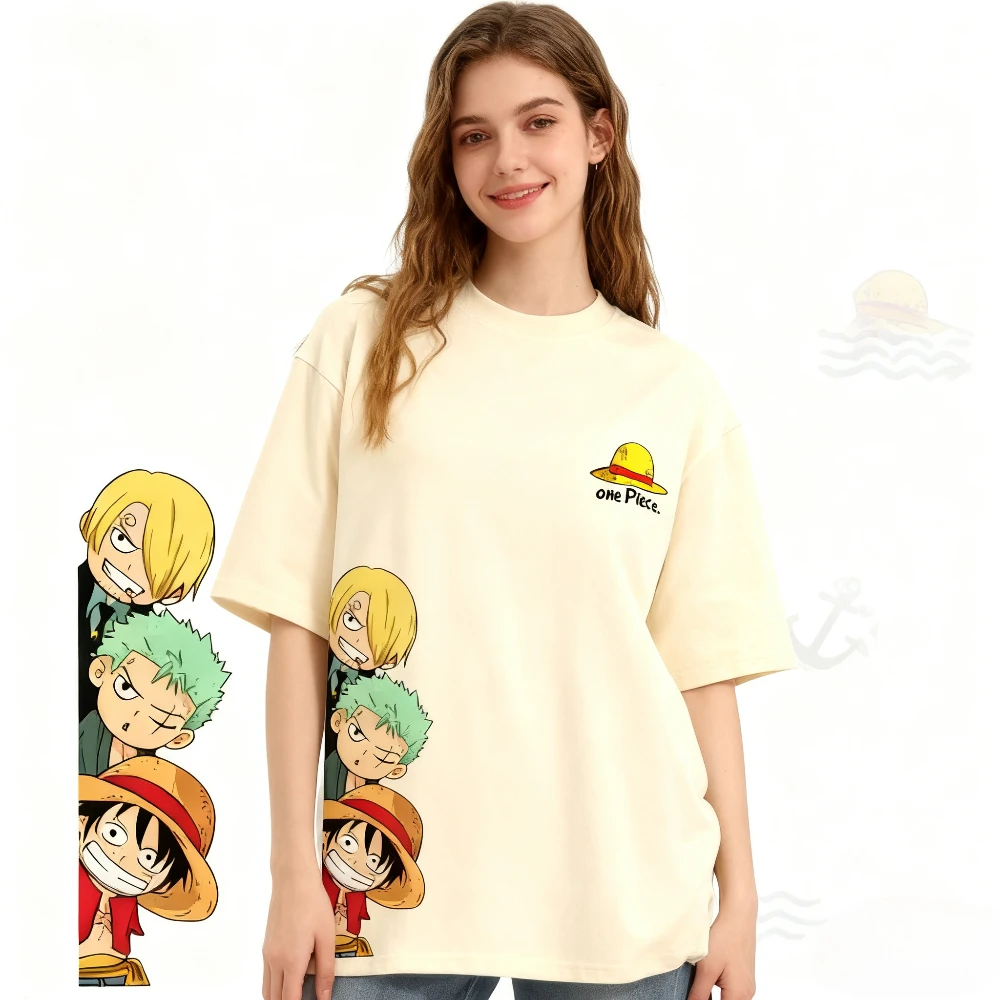 Camiseta de Anime de una pieza para hombre, sombrero de paja, piratas, mono D Luffy, camiseta gráfica de Manga para hombre, camisetas de manga corta Harajuku, ropa para hombre