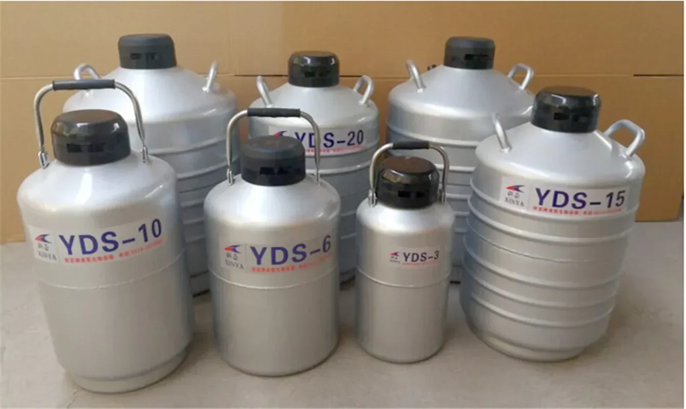 YDS-10 3/6/10/15/30L Liquid nitrogen container Cryogenic Tank dewar liquid nitrogen container with Liquid Nitrogen tank