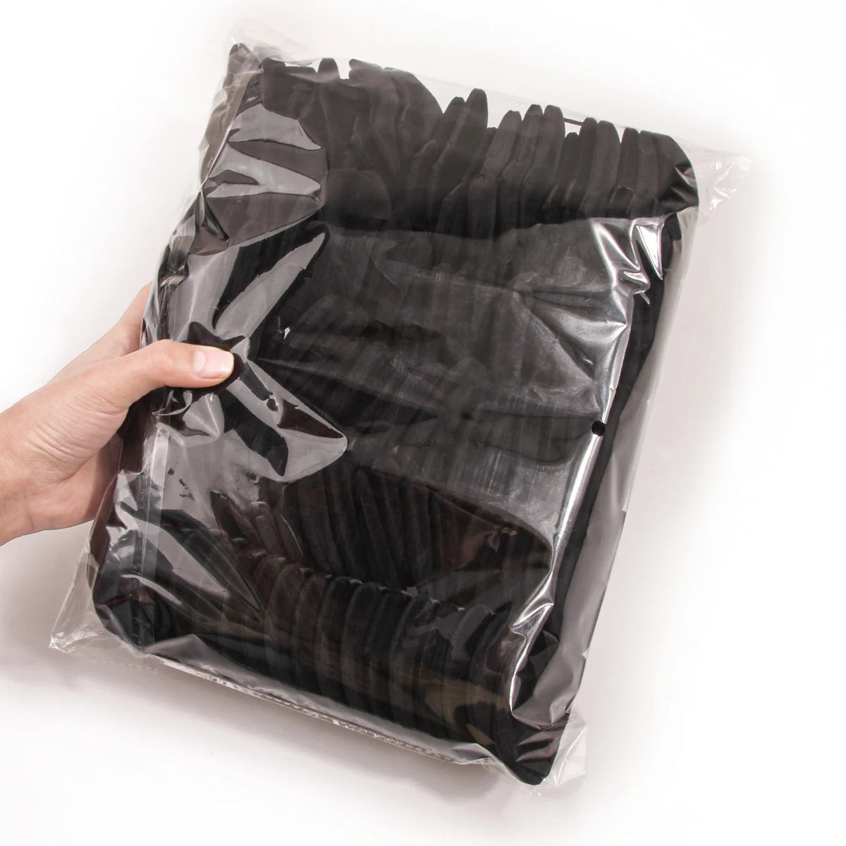 Puff triangular de 100 piezas para maquillaje, polvos sueltos líquidos, cosméticos, suaves, de felpa, herramienta de maquillaje