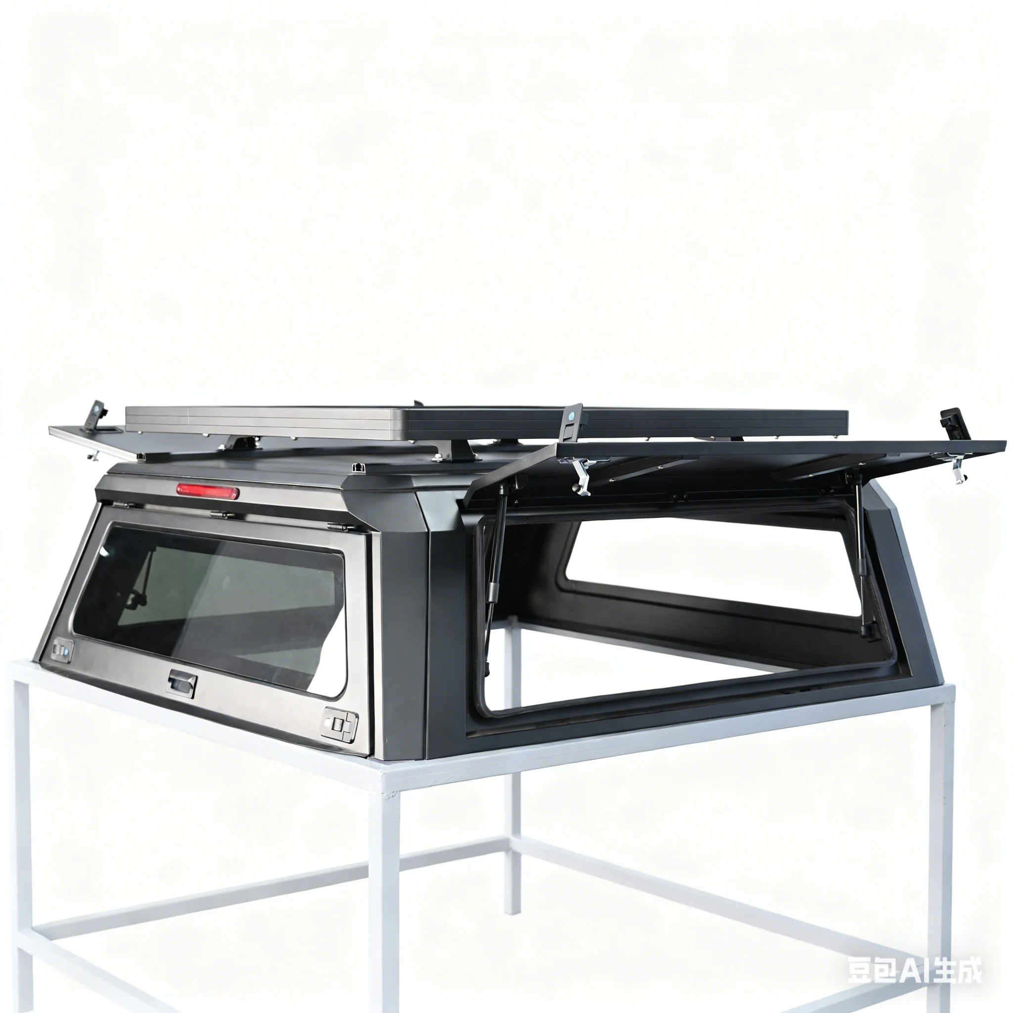 

Водонепроницаемый алюминиевый жесткий тент-капот для пикапа с поддержкой LED-подсветки, совместимый с ISUZU D-MAX/MAZDA BT50/MAXUS T60/T90