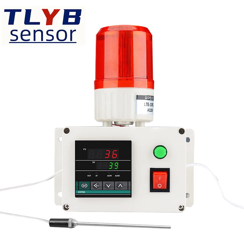 Hot-selling/Upper and Lower Limit Alarm for Excessive Temperature and High Temperature Temperature Alarm   Sound and Light Alarm