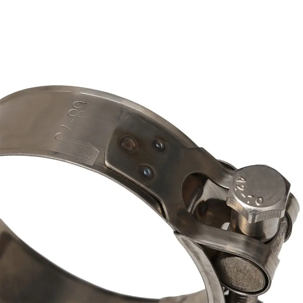 1pc New Useful Hardware Sealing Exhaust Hose Clamps Pipe Clip Stainless Steel T Bolt