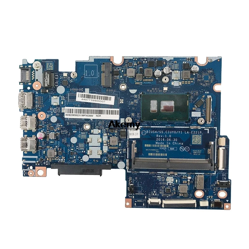 For Lenovo 510-14IKB Motherboard LA-E221P 5B20M3932811 5B20M32797 5B20M3932111 I3-7100U i5-7200U Mainboard YOGA Yoga Flex 4-1480