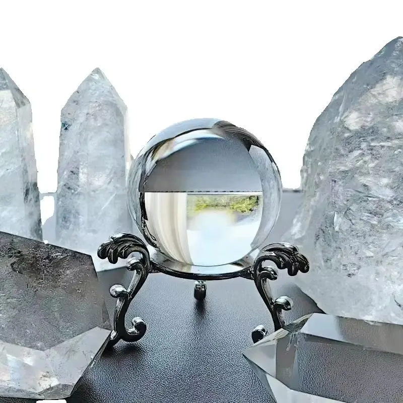 Extra-large glass sphere, energy ball, spiritual healing, demagnetization, decorative item, meditation