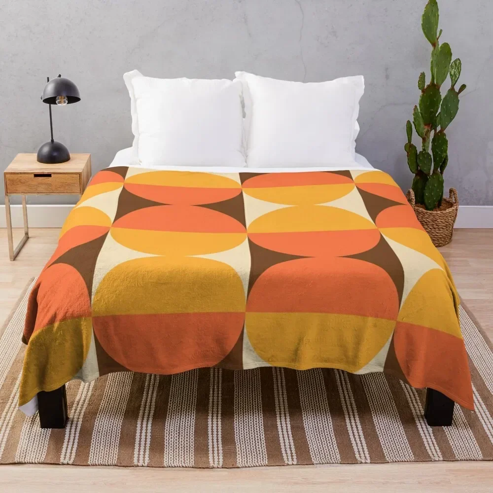 

Mid Century Modern Geometric Abstract Pattern 727 Throw Blanket Soft Plush Plaid bed plaid Cute Fashion Sofas Blankets