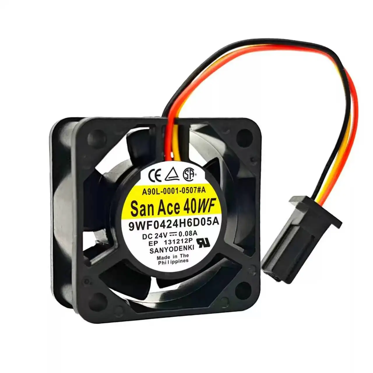 1PCS Waterproof Fan for Sanyo 9WF0424H6D05A 24V 0.08A Durable Cooling Solution Servers, Industrial Equipment, and Electronics