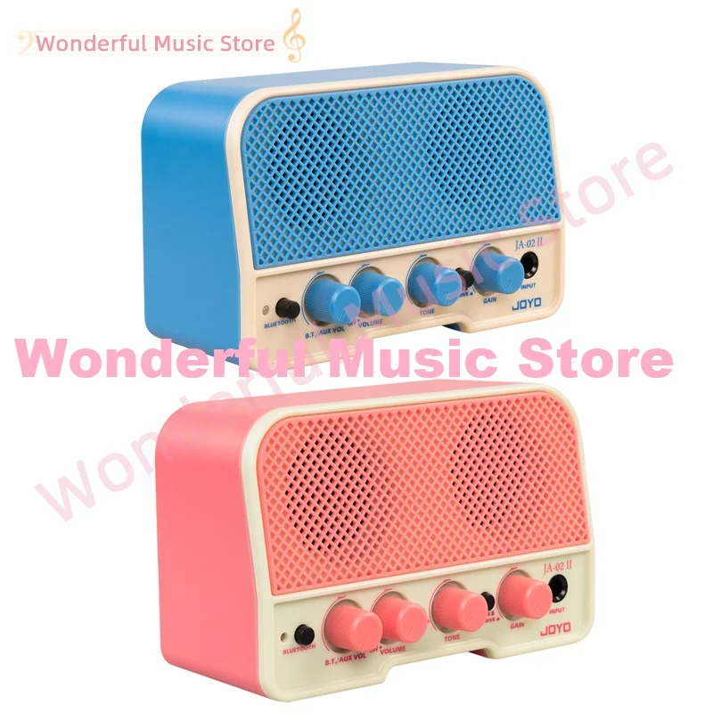 

JOYO JA-02 II Mini Guitar Amplifier Dual Channel Clean & Overdirve Effect Guitar AMP with Bluetooth 5.0 AUX Connetor