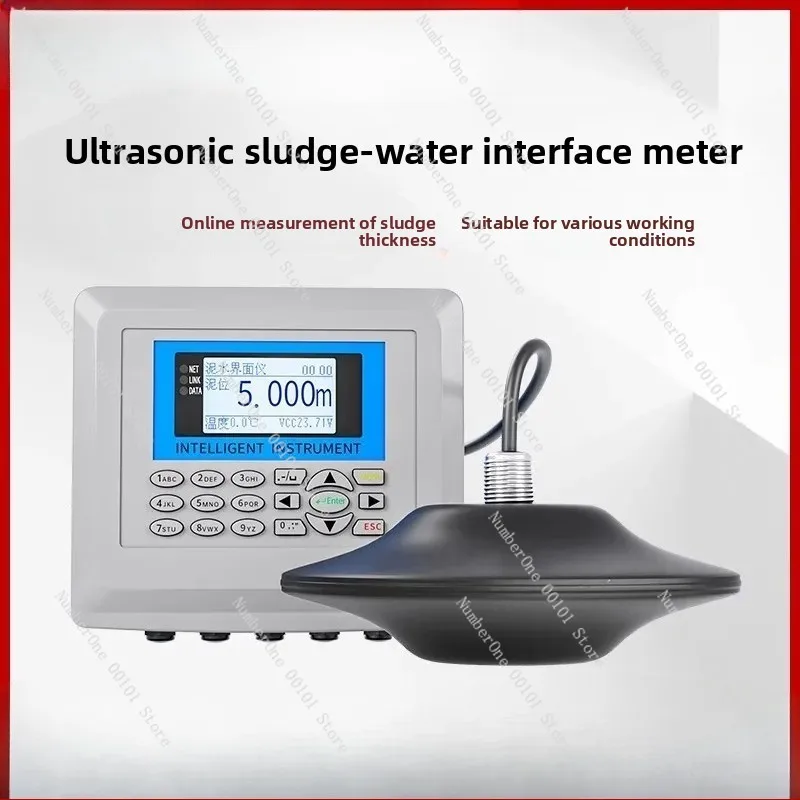 

Meikong Ultrasonic Slurry Water Interface Instrument Sedimentation Tank Sludge Detection Sensor, Industrial Water Level Gauge