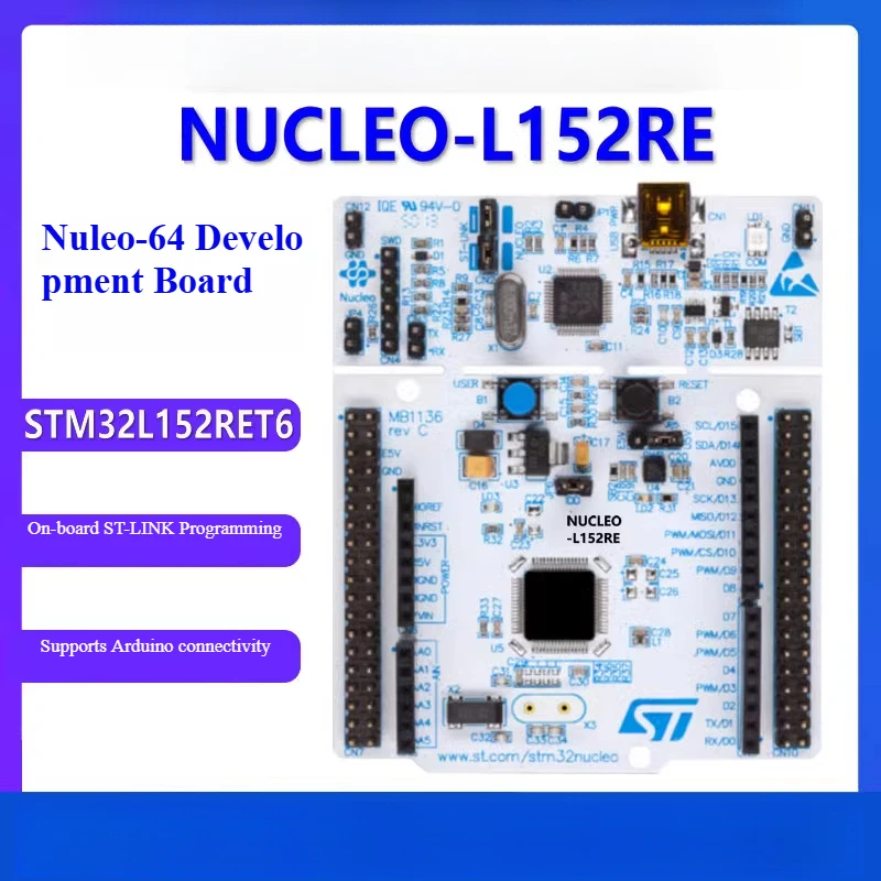 

NUCLEO-L152RE Nucleo-64 Development Board STM32L152RET6