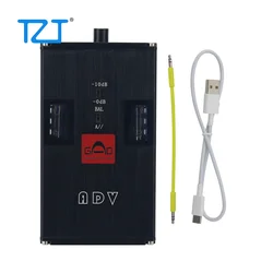 TZT ADV Fully Balanced Tube Headphone Amplifier Portable Tube Headphone Amp w/ Type-C USB Charging Cable