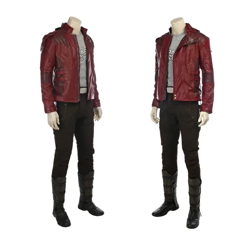 

Красный кожаный лорд для ролевых игр, маскировка, костюм Питера, куртка, брюки, полный комплект, пальто для вечеринки на Хэллоуин, kn.7