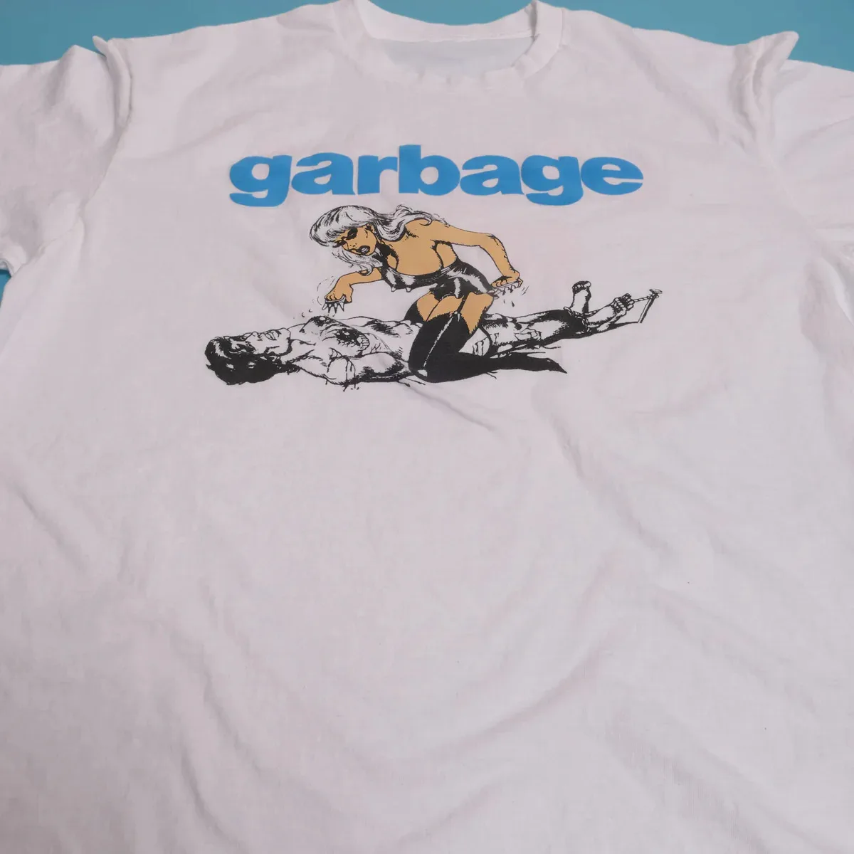 

Garbage Band Gift For Fans White T-Shirt Cotton Full Size JH113