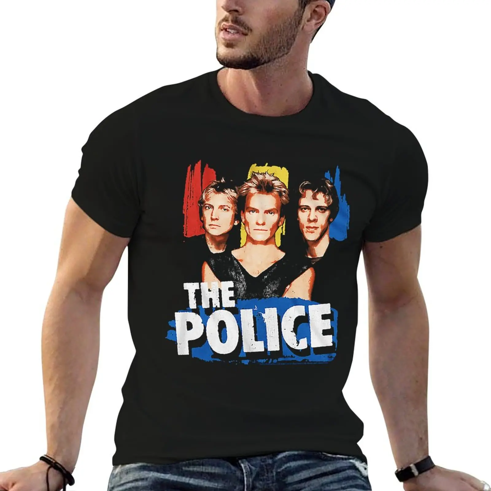 

The Police Rock Alternative __ The Police Rock Group T-Shirt t shirts for man cotton man t shirt cotton high quality T-Shirt