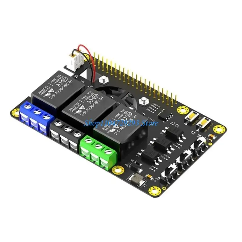 Y2GD Industrial Relays Modul Netzteil Controller -Expansionskarte mit Doppellüfter