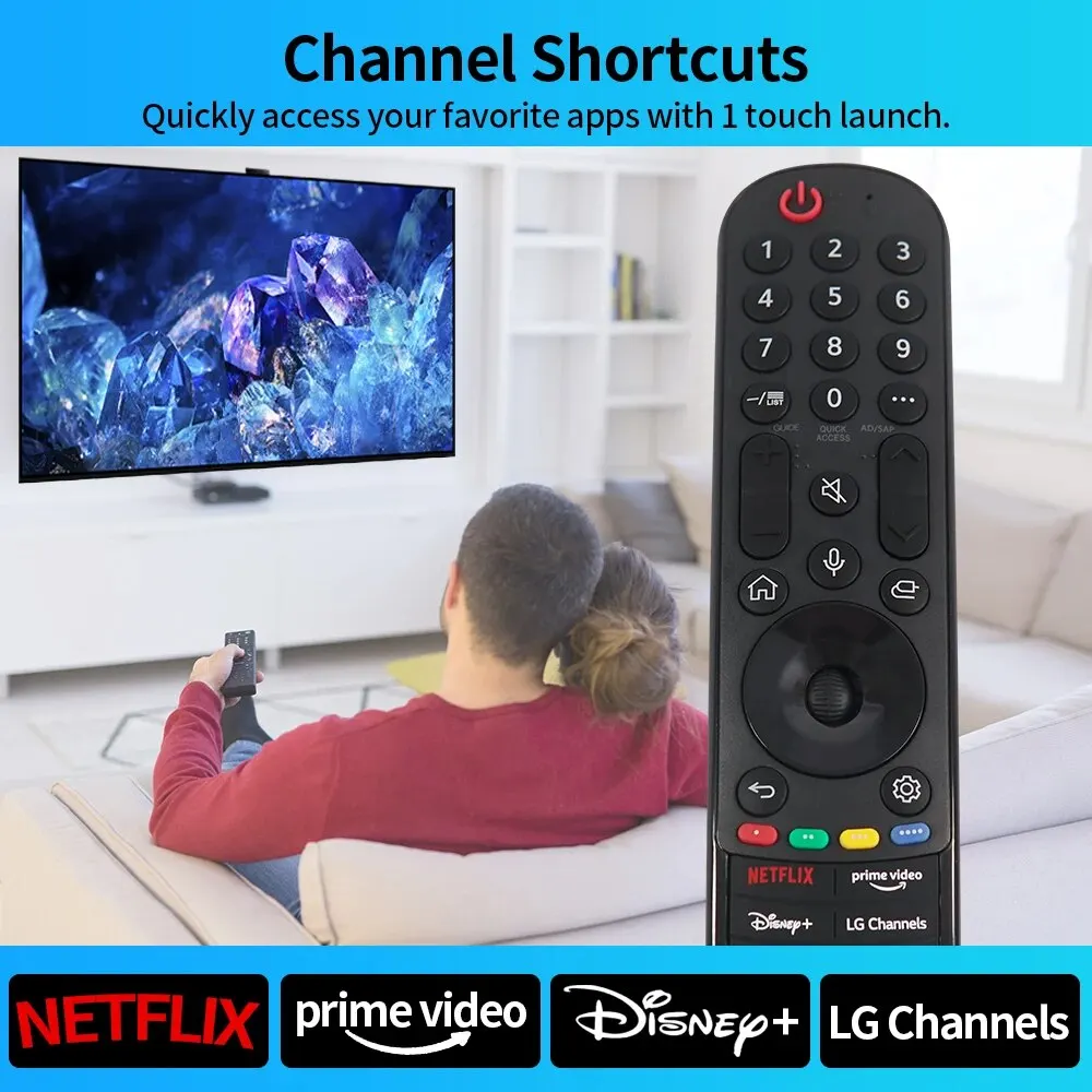 AN-MR21GA Replacement Voice Remote Control for LG Smart TV OLED65C1PUB 65 C1 Series 4K Smart OLED TV (2021) with Netflix Prime V