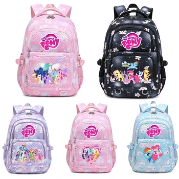 My Little Pony Tornister dla nastoletnich dziewcząt Bookbag Mochila Wodoodporny plecak damski Kobiece plecaki podróżne