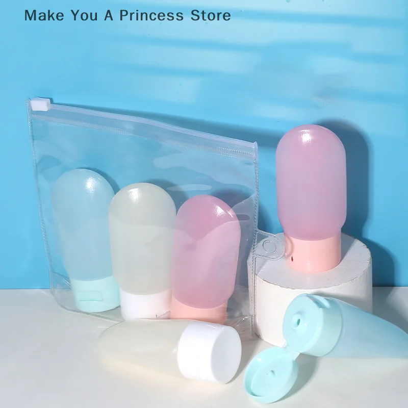 

3Pcs/Set 30ml Refillable Bottles Soft Squeeze Tube Lotion Container Empty Bottle Portable Travel Shampoo Tool