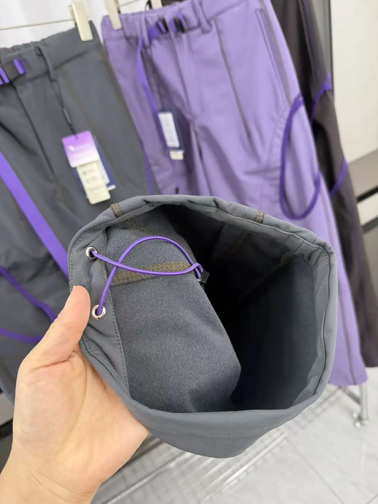 Spodnie trekkingowe z podszewką Thiened Fce, proste nogawki, spodnie spadochroniarzy, codzienne spodnie na jesień i zimę, spodnie w blokach kolorystycznych.