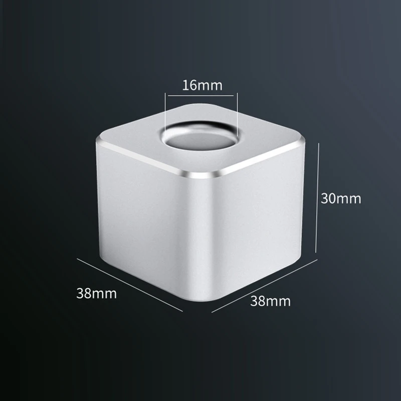 Portable Metal Pen Holder Aluminum Pen Holder with Non-Slip Pad - Versatile Desk Organizer for Bathroom & Office Supplie view 6