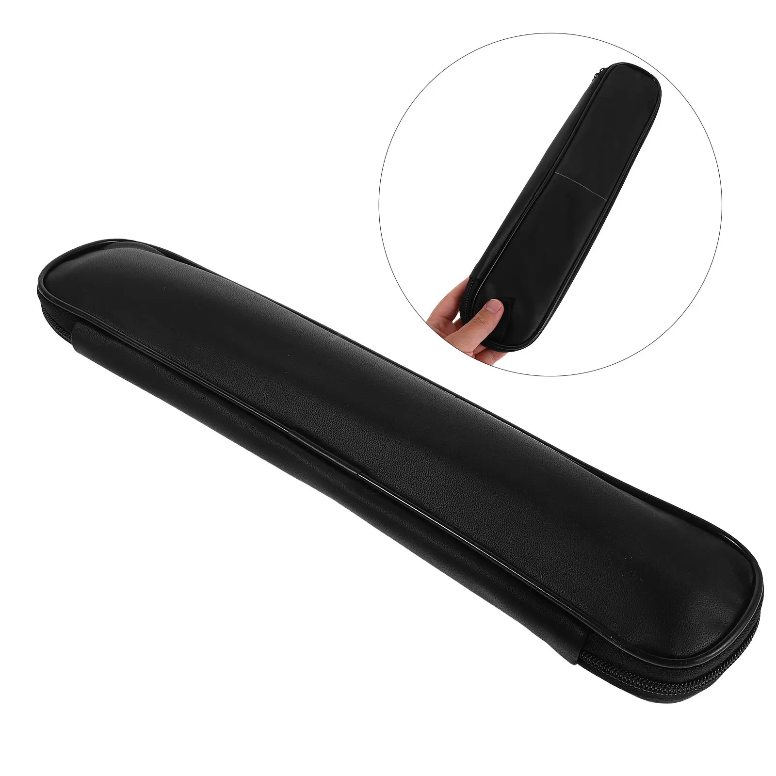 Waterproof Flute Case Recorder Clarinet Portable Lightweight PU Black D Key Flute Travel Storage Protection