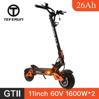 [6026] TEVERUN BLADE GT II Electric Scooter 11 Inch 1600W*2 Powerful Motor 60V 26Ah Smart BMS KKE Full Hydraulic Blade GT2