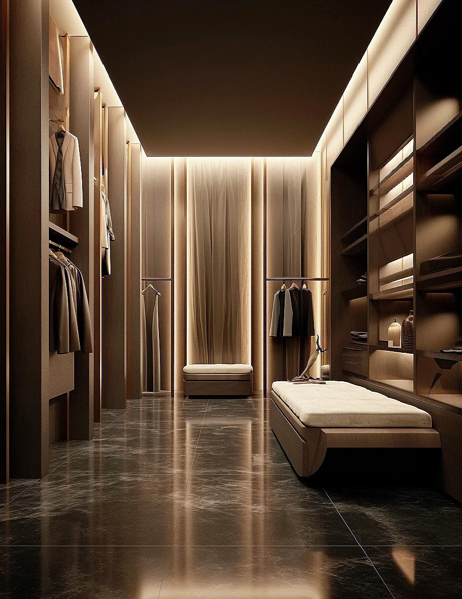Custom Design Modern Luxury Bedroom Set Eco-friendly  Apartment Wardrobe Directly From The Manufacturer