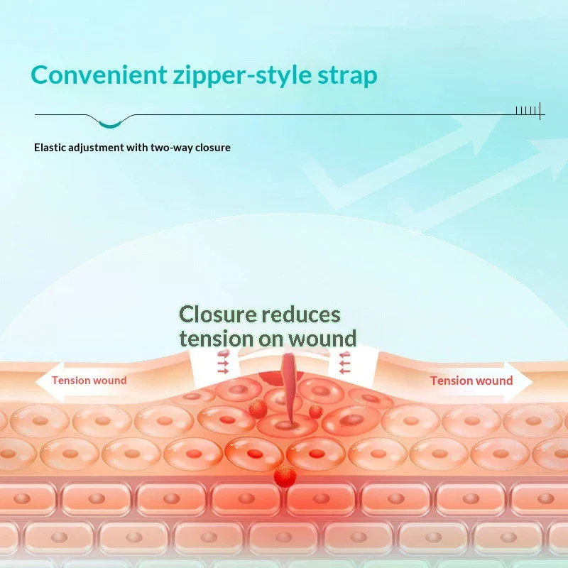 Zipper Band-aid Painless Wound Closure Patch Suture-free Wound Dressing Patches Zip Suture Reducer Band Aid Outdoor