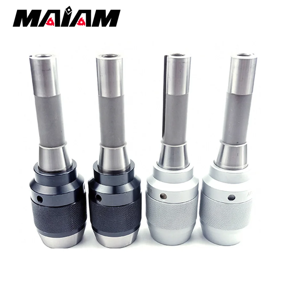 R8 APU13 APU16 tool holder R8 M12 7/16 CNC Integrated Self tightening Drill chuck Tools Holder R8 apu drills bit knife handle