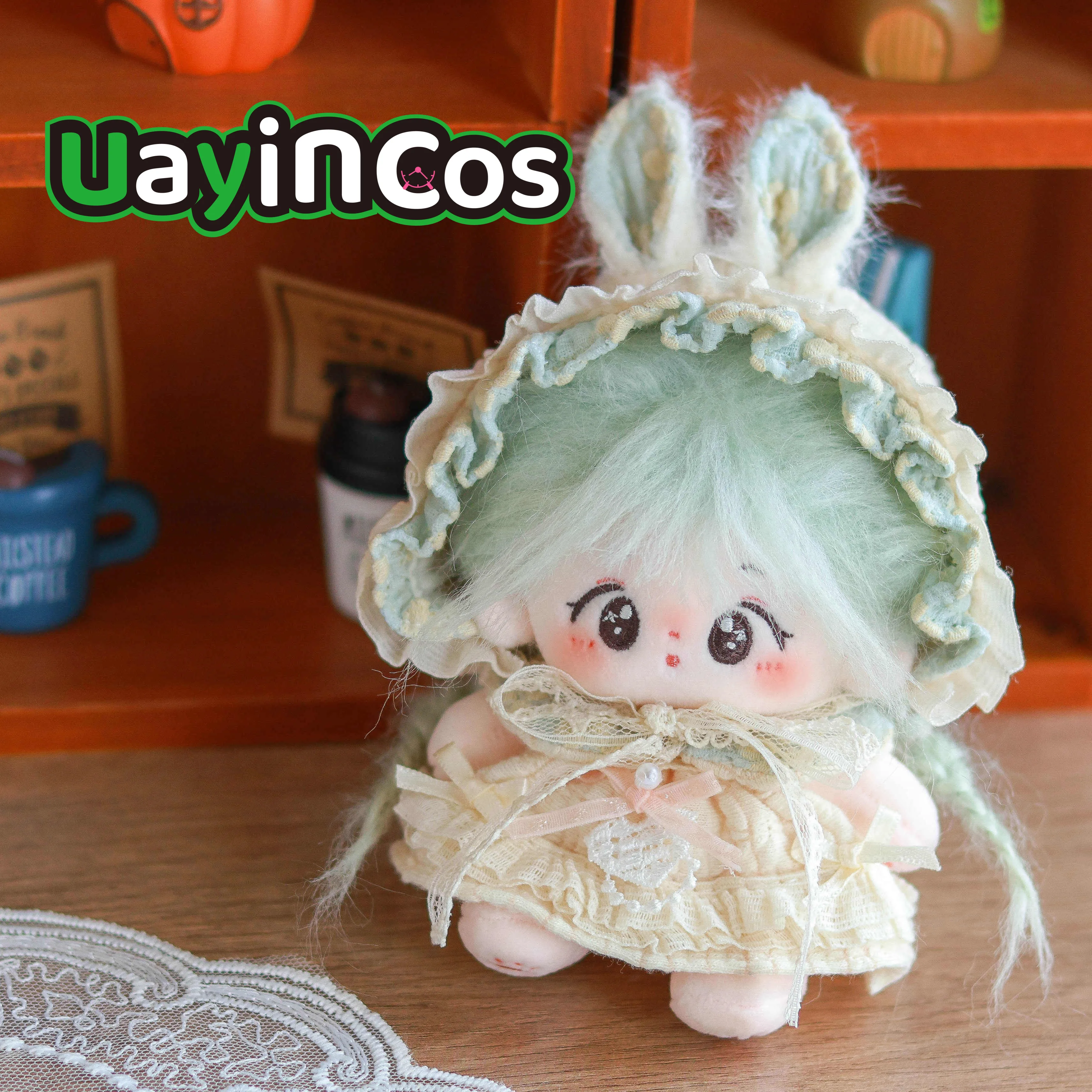 

10cm Doll Clothes Rabbit Fashion Lolita Girl Skirt Cute Dress Suit Stuffed Plushies Plush Doll Accessories Anime Toy Kids Gifts
