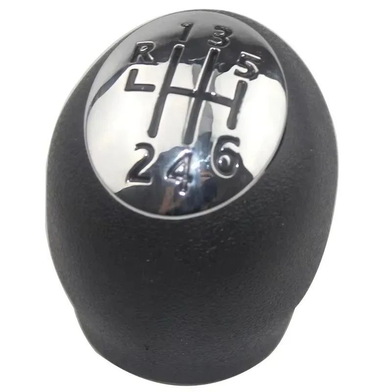 

Uiz Car Shift Knob with Black Stitching Horizontal Bar Shift Lever Suitable for Renola Guna Scenic Megane III Master Trafic 6-sp