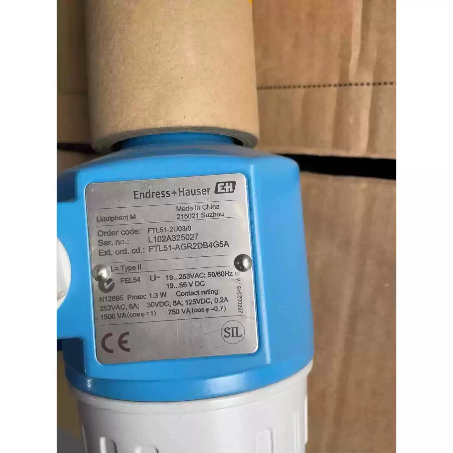 FTL51-2U03/0 EH Vibrating Fork Level Switch – Industrial Level Detection Equipment
