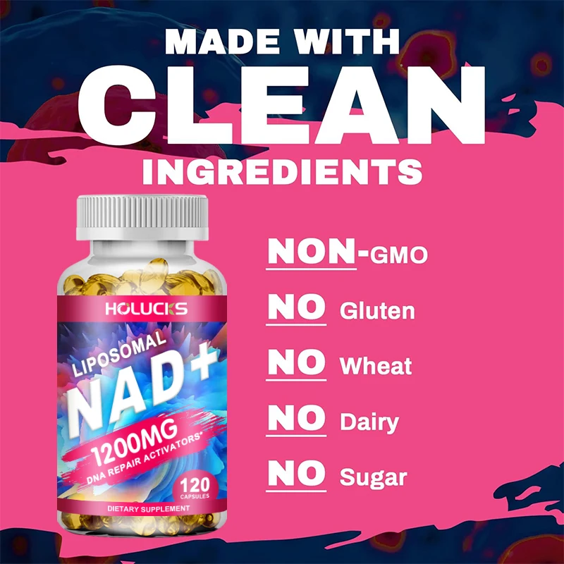 Yimiduk Premium NAD+ Supplement, for Brain & Heart Health, Cellular Renewal, Healthy Aging, Overall Vitality, GMP Certified