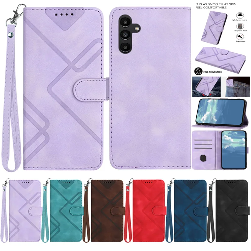 Funda de cuero para Samsung Galaxy A51, A515F, A71, A21s, A31, A41, A715, A215, A315
