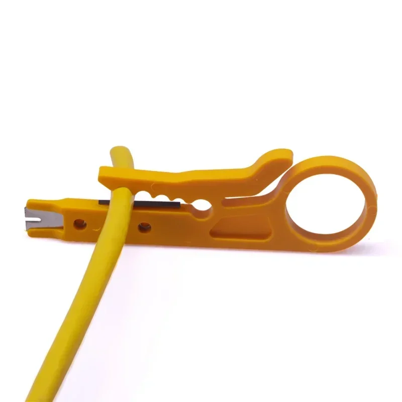 Mini Portable Wire Stripper Knife Crimper Pliers Crimping Tool Cable Stripping Wire Cutter Multifunction Electrician Tool Gadget