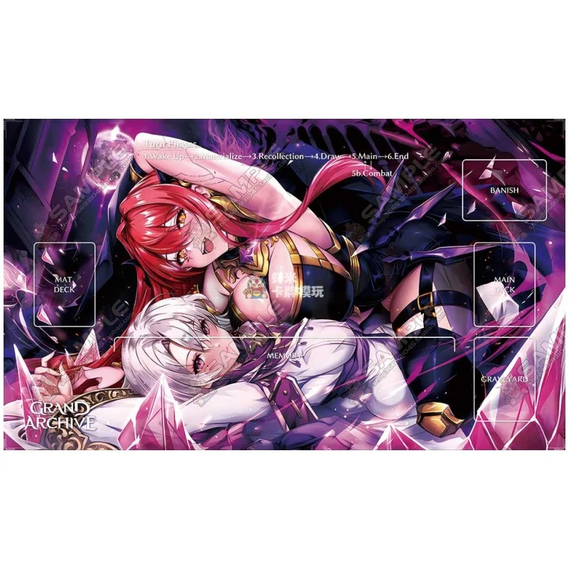 الأرشيف الكبير 60x35 سنتيمتر لاعب واحد المخضرم الجندي مخصص Playmat Playsheet لورين بيرس 2mmStitched حافة مجلس حصيرة ألعاب لعبة #2