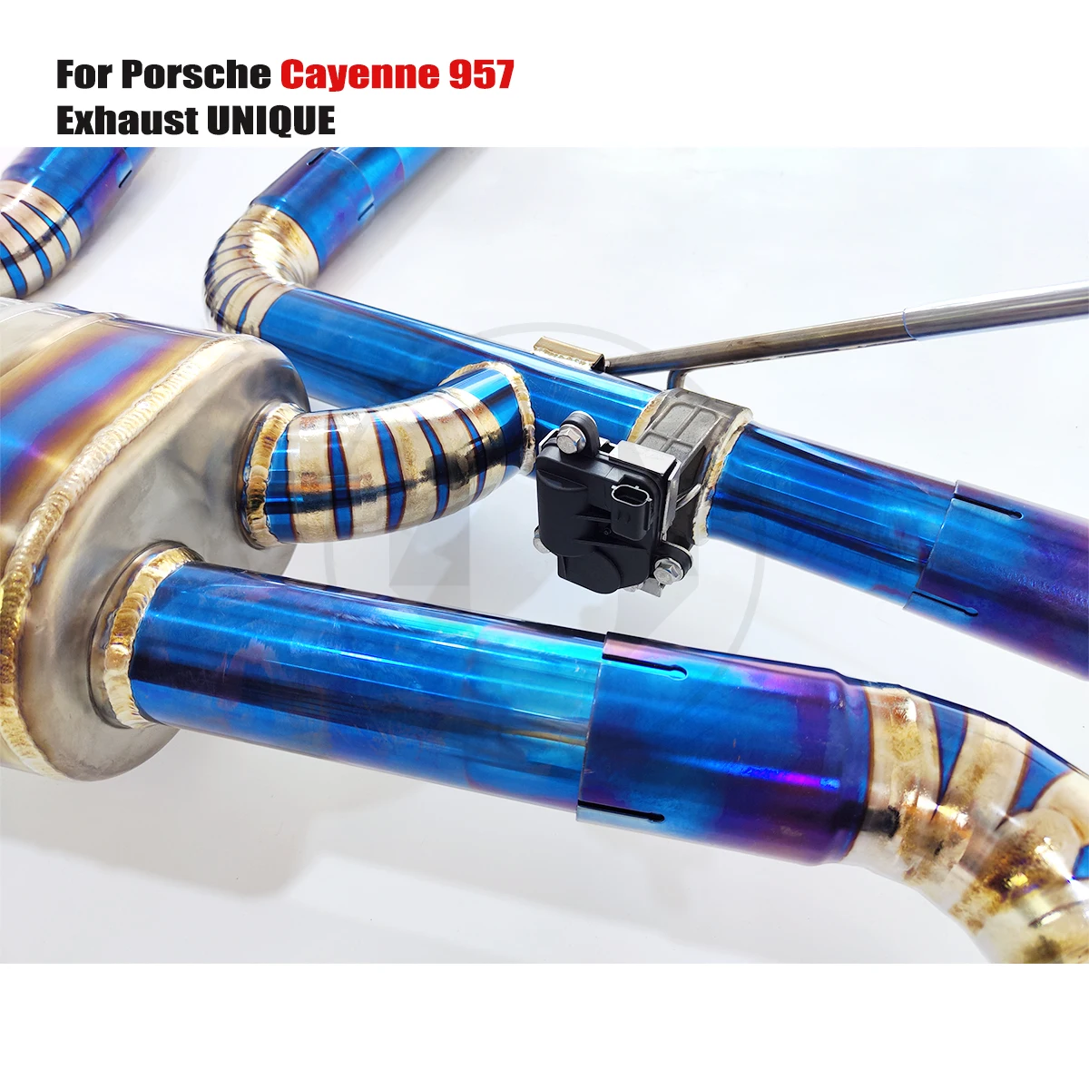 

УНИКАЛЬНАЯ подходит для Porsche Cayenne 957 3,6 л 4,8 л 4,8 т, полностью титановый клапан, выхлопная система, настраиваемая выхлопная труба для автомобилей