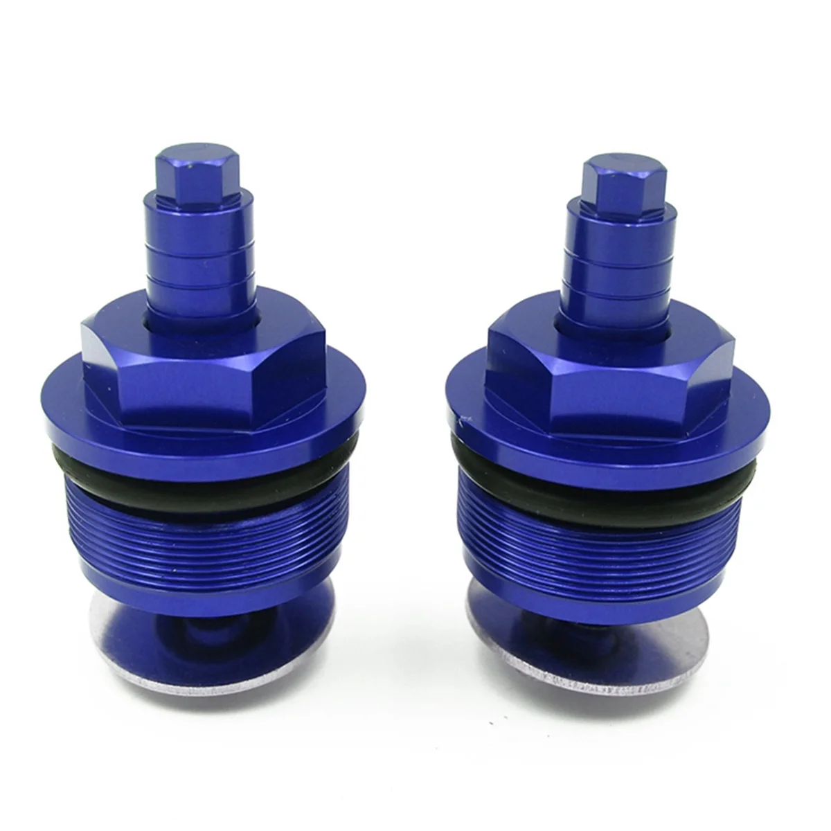 Motorcycle Shock Absorber Screw Decoration Front Fork Screw Cover for Suzuki GW250 DL250 GSX250R Blue