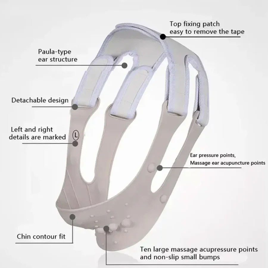 Reusable Face Slimming Bandage V Line Face Shaper Women Chin Cheek Lift Up Belt Facial Massage Strap Face Skin Care Beauty Tools