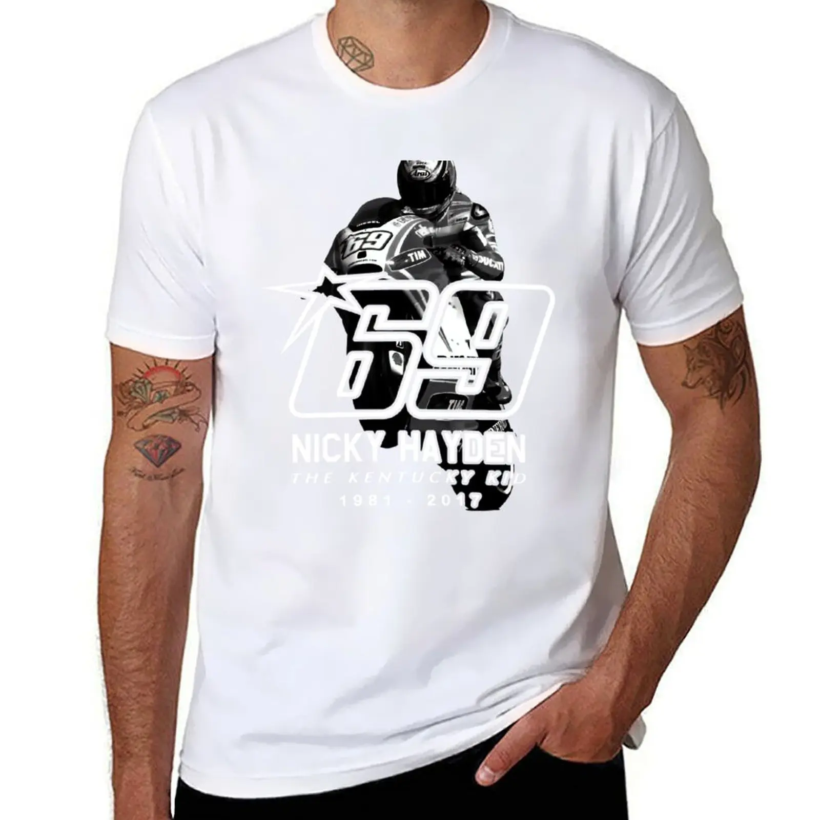 

Футболка Nicky Hayden 69 83, толстовка, толстовка, футболка, забавные футболки с принтами, футболка с темным юмором