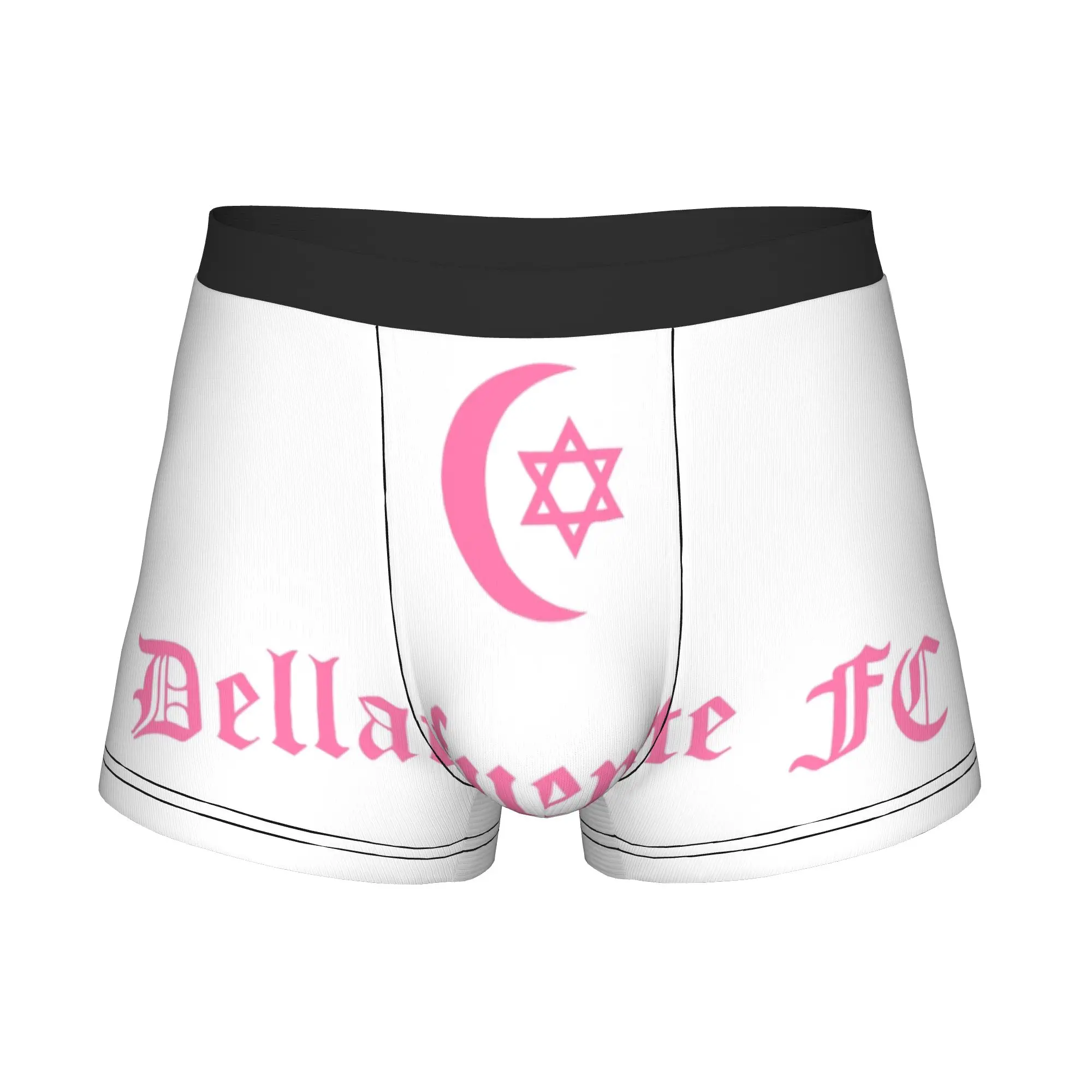 Dellafuente  Logo Boxer Shorts For Men 3D Printed Singer Songwriter  Underwear Panties Briefs Stretch Underpants