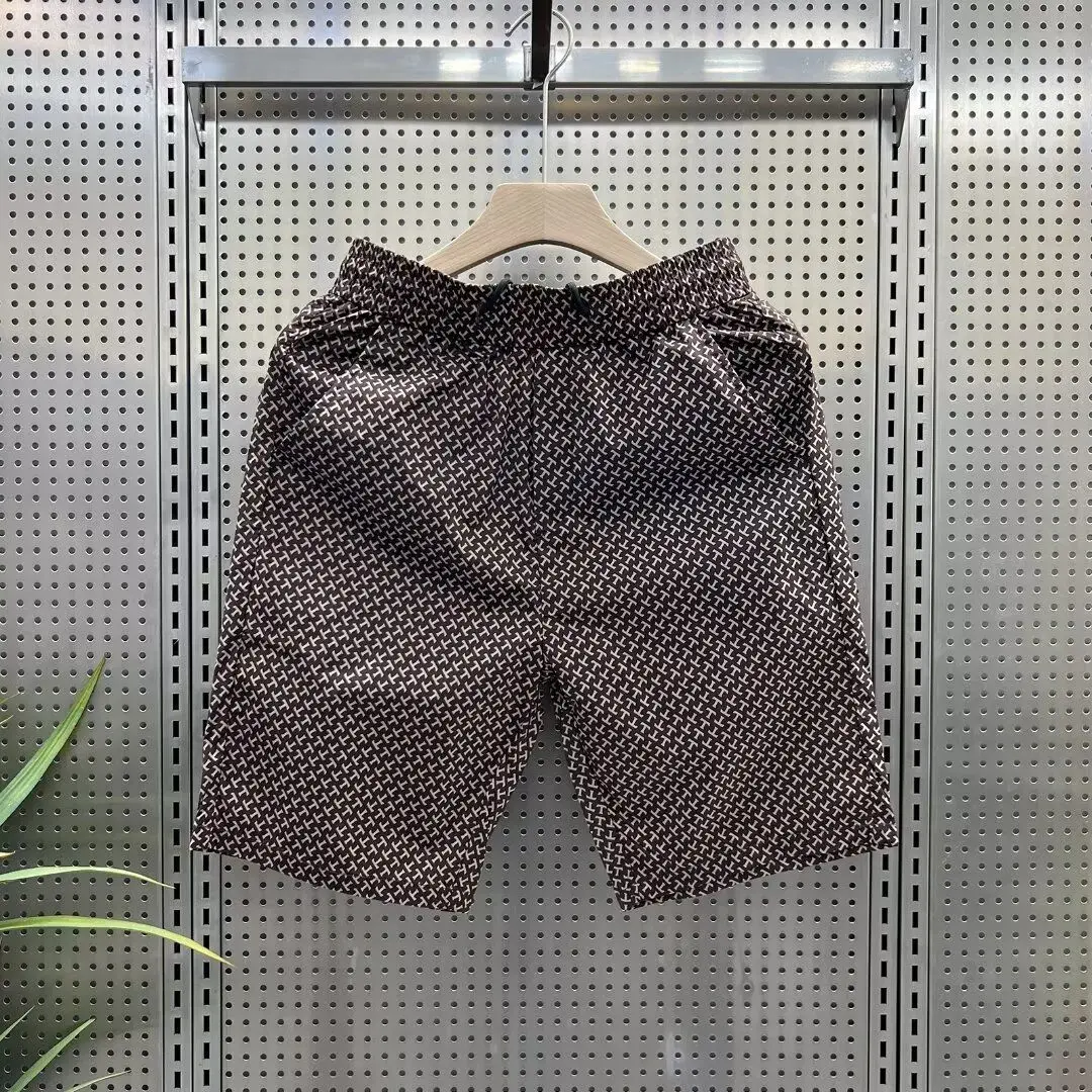 Men's Clothing Print Quick Dry Shorts Summer Stylish Straight Leg Casual Beach Pants Comfortable Pockets Breathable Lightweight