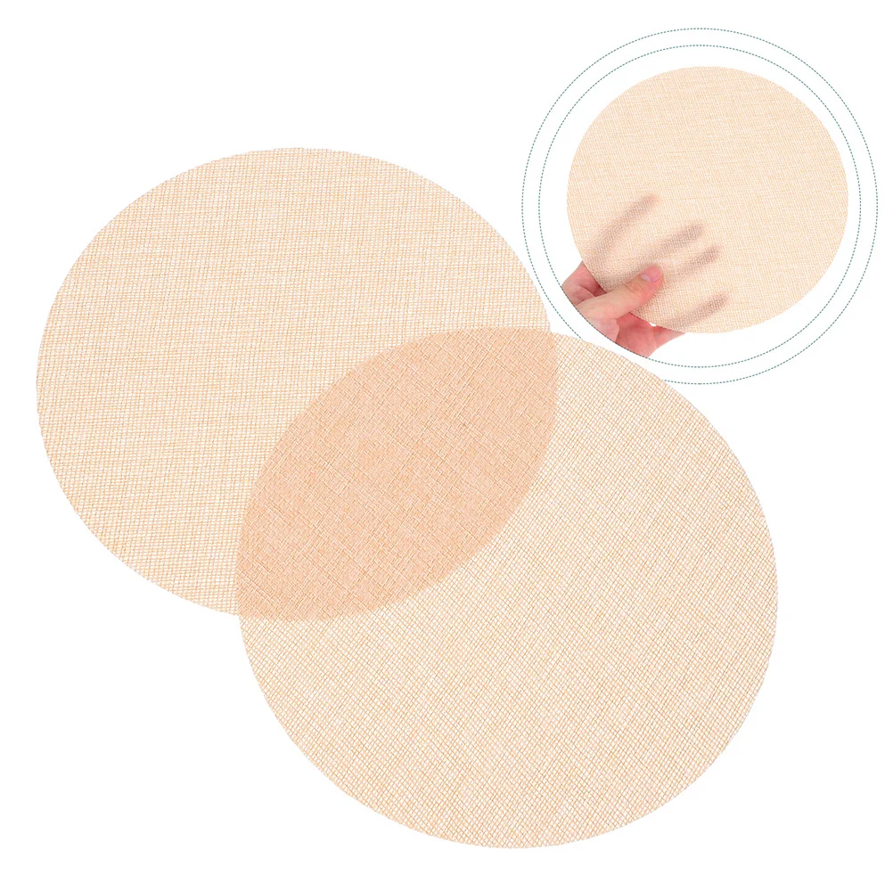 

2pcs Round Ceiling Lamp Shade Diffuser Fabric Anti-Dazzling Soft Light Cover For Room Bedroom Ceiling Light Filter Dazzling