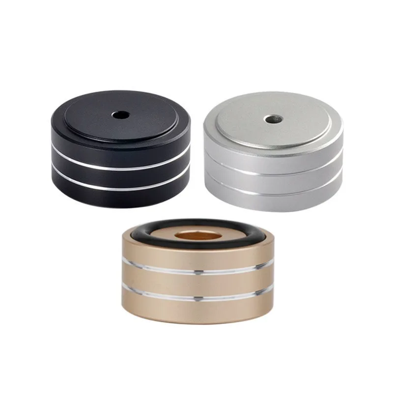 For Aluminum Alloy Speaker Isolation Feet Shock Absorbing Pad 4Pcs