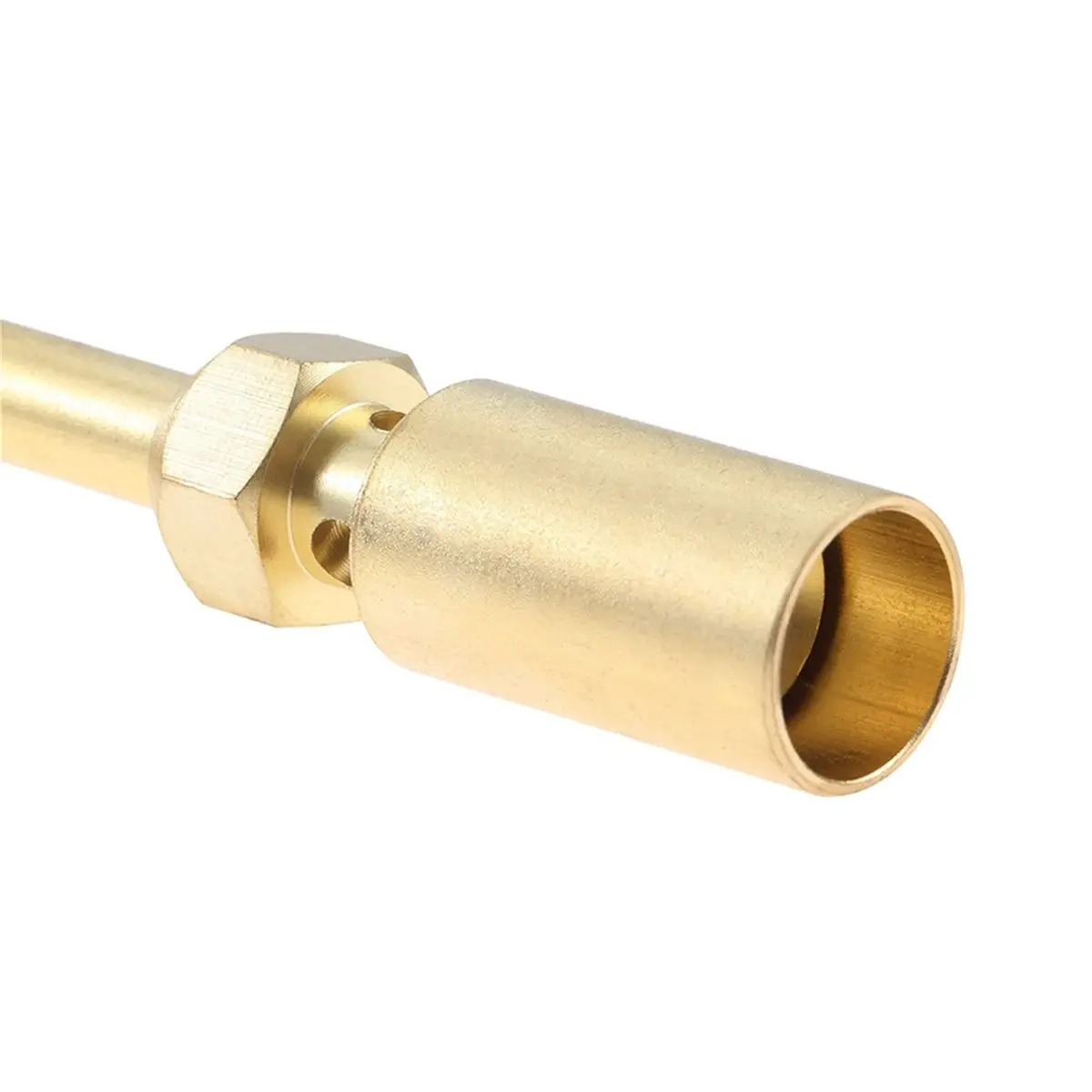 Propane Gas Torch Made of Brass Material for Mapp Map.Pro Gas,Pencil Shaped Flame Used for Brazing BBQ & DIY - view 2