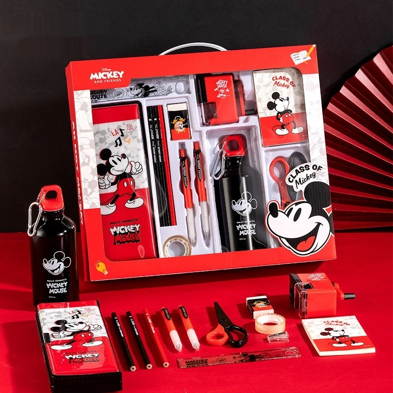 

Hot Mickey And Spider-Man Series Trendy Cartoon Peripheral Cute Practical School Stationery Set For Students Prizes And Gifts